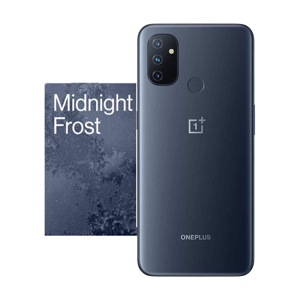 OnePlus Nord N100 Dual-SIM 64GB ROM + 4GB RAM Factory Unlocked 4G/LTE Smartphone (Midnight Frost) - International Version