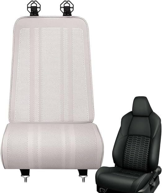 Car Seat Cushion,Car Driver Seat Extender Leg Support Pillow, Vehicle Accessories Non-Slip for Auto Drivers Adults Elderly Pregnant Daily Driving Long Trips Travel Vacation SUV (Grey)