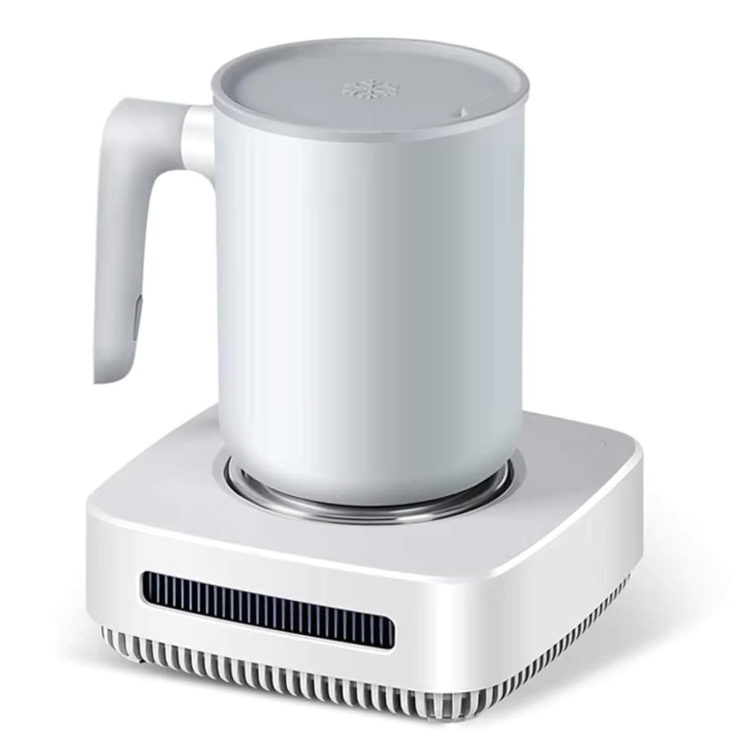 2 in 1 Coffee Mug Warmer and Cooler Plate for Office and Home, Heating and Cooling Beverage Holder for Tea, Milk, Cocoa, and More
