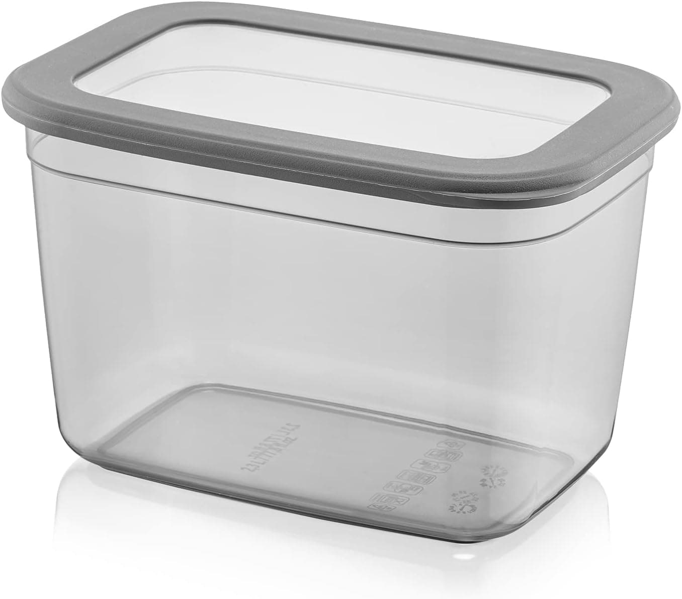 Home Box Foly Life Airtight Meal Prep storage 2300ml with Locking Lids, Re-usable Plastic Food Storage Container, Stackable Kitchen Organizer Boxes, BPA Free & Microwave Freezer Dishwasher Safe