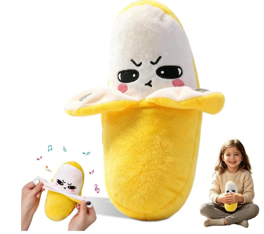 Dandin Interactive Music Plush Toy, Banana Music, Plush Toy, Dancing Toy