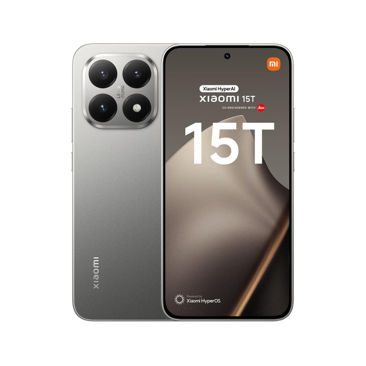 Xiaomi 15T Dual-SIM 256GB ROM + 12GB RAM (GSM Only | No CDMA) Factory Unlocked 5G Smartphone (Gray) - International Version