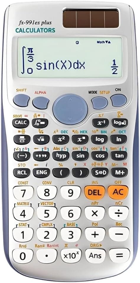 FX-991ES PLUS Scientific Calculator: Portable School Scientific Calculators with 417 Functions - Natural Formula Visualization 10+2 Screen Display - Lightweight Design for High School Students & Teach