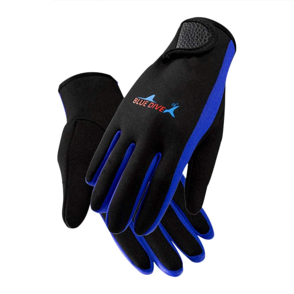 Diving Gloves,Wetsuit Gloves Men Women Watersports Diving Boating Surfing Neoprene Diving Snorkeling Kayaking Five Finger Gloves Scuba Gloves Diving Suit Snorkeling Gloves Keep Warmer