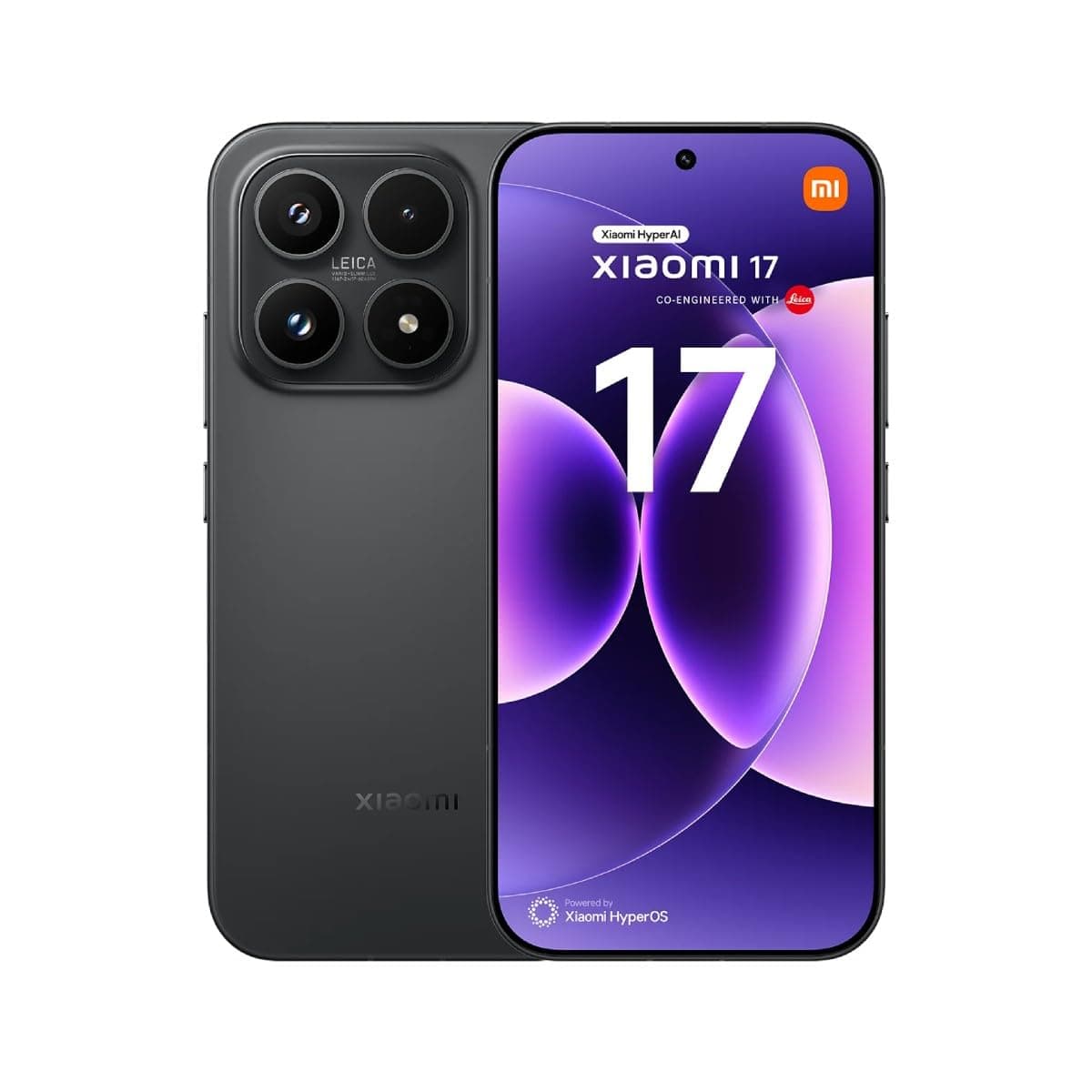 Xiaomi 17 Dual-SIM 512GB ROM + 12GB RAM (GSM Only | No CDMA) Factory Unlocked 5G Smartphone (Black) - International Version