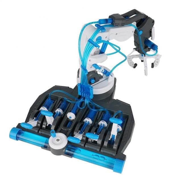 SA-LUX - 3 In 1 Hydraulic Robot Arm Kit Тоу For Kids Scientific DIY Assembly Model Building Set Tech Puzzle Construction Тоу Gift (01 ЅРАIɴ)
