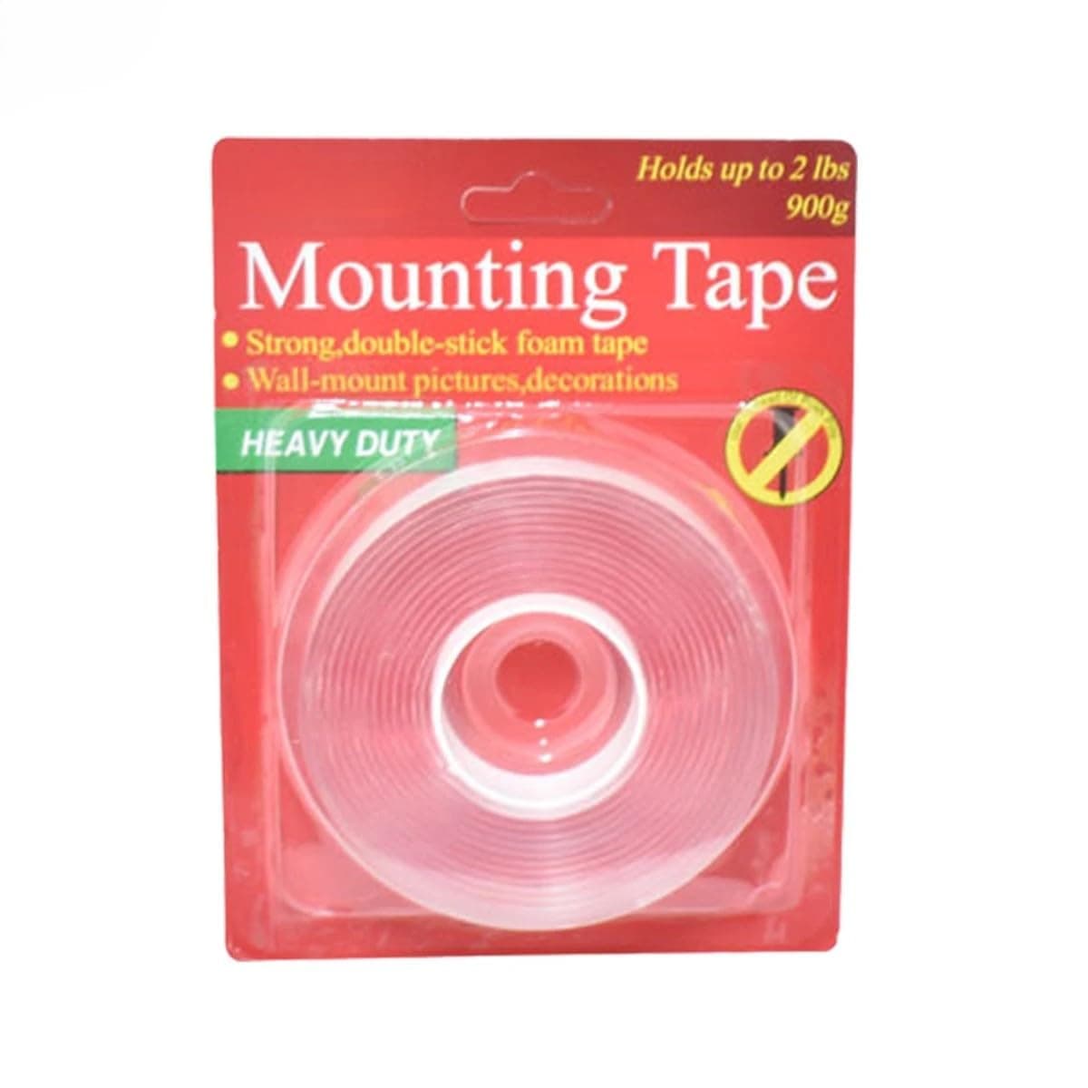 Double Sided Mounting Tape, Heavy Duty Foam Adhesive Tape for Wall Pictures and Decorations, Strong Indoor Fixing Tape (1)