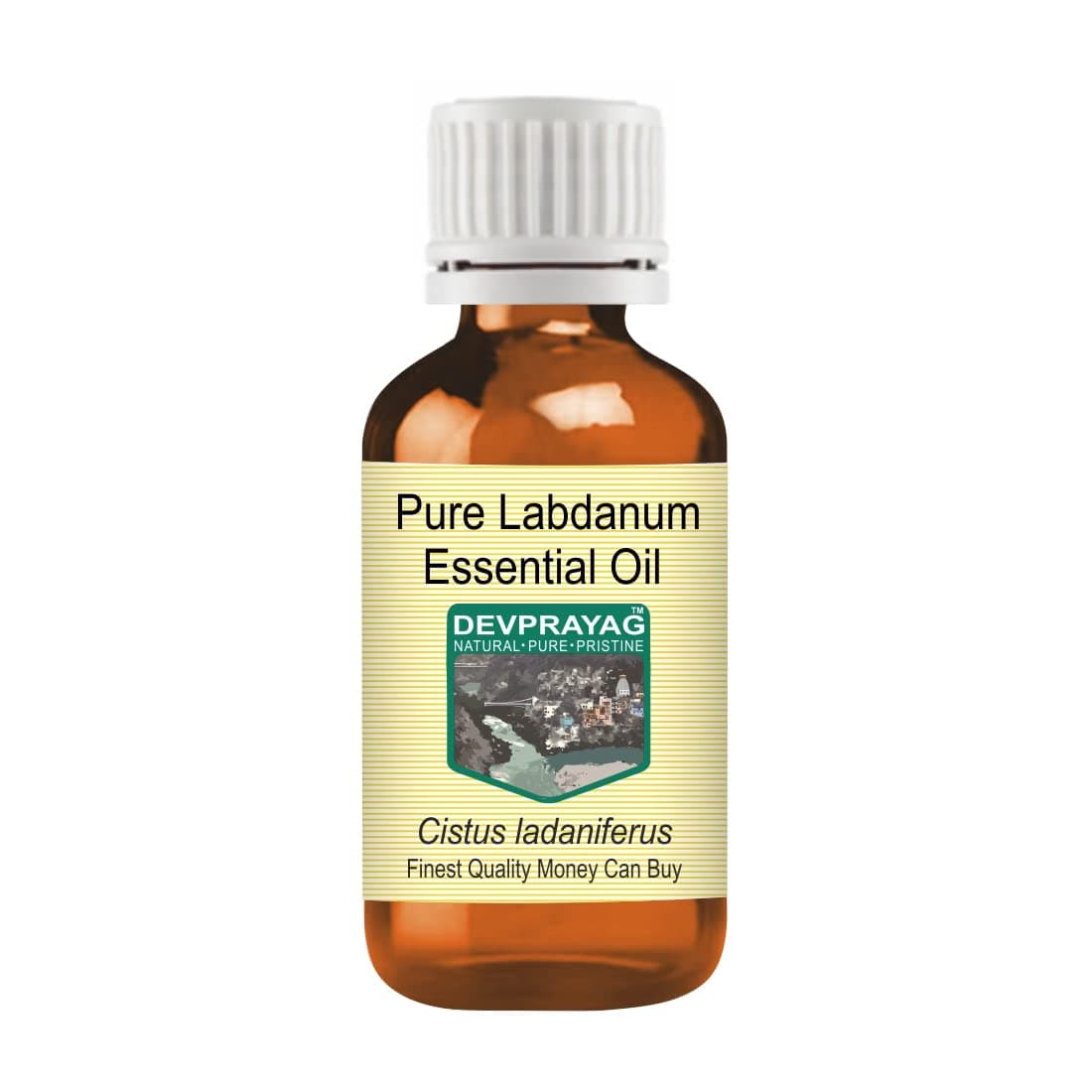 Pure Labdanum Essential Oil (Cistus ladaniferus) Natural Therapeutic Grade Steam Distilled 5ml (0.16 oz)