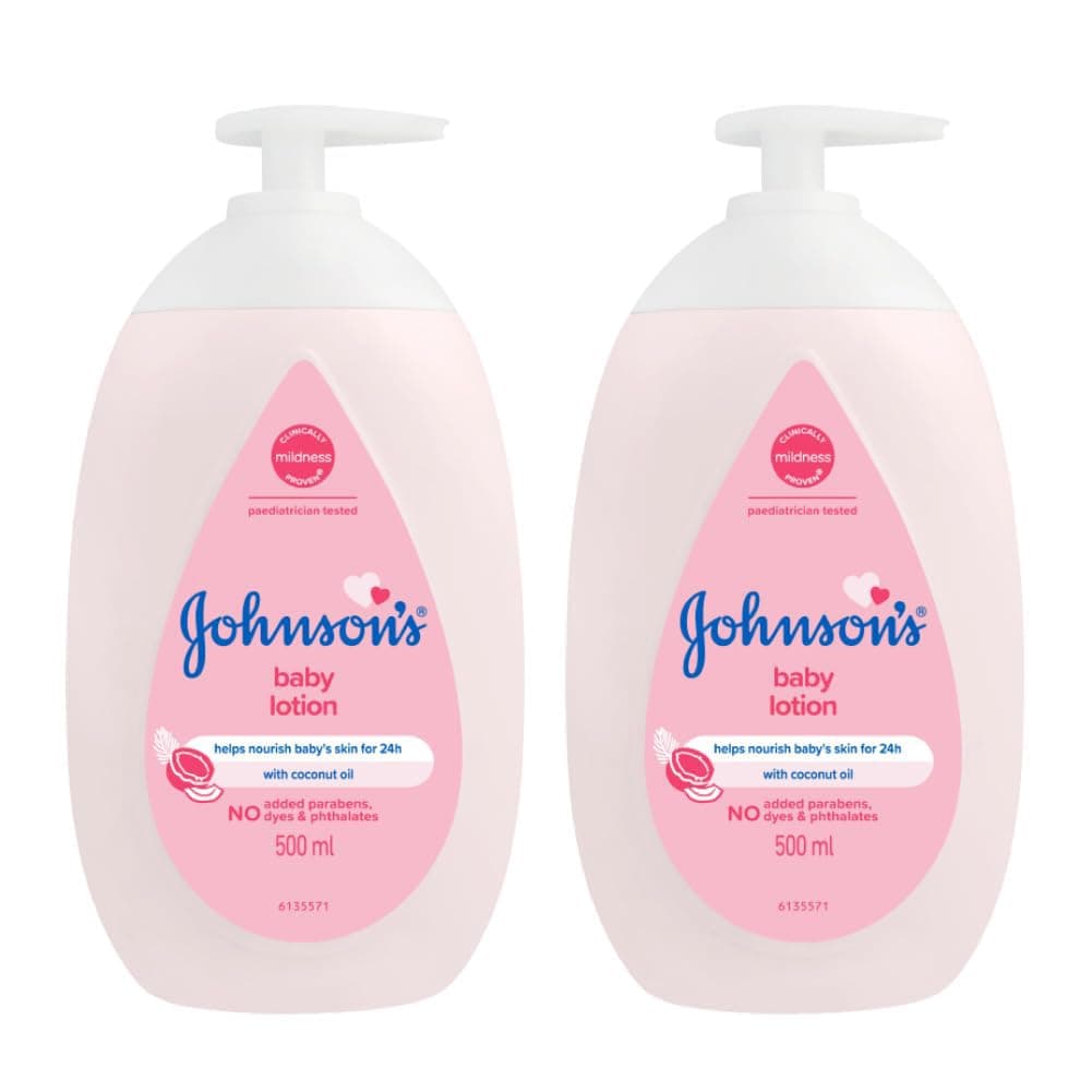 Johnson's Baby Lotion 500 ml (Pack of 2)