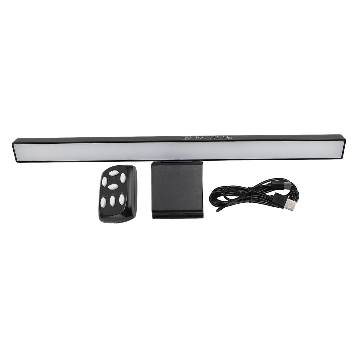 Monitor Light Bar with RGB Backlight, LED Computer Night Light with Eye Caring, Dimmable Touch Control USB Powered Monitor Lamp, Computer Monitor Desk Lamp with Remote Control