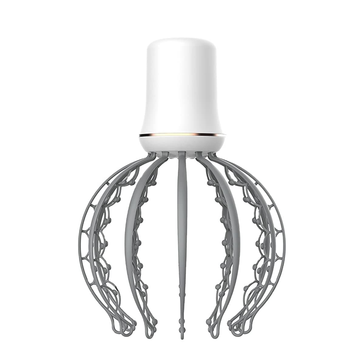 Electric Scalp Massager Head Relaxation Handheld Scalp Scratcher Hands-Free USB Rechargeable Head Massager
