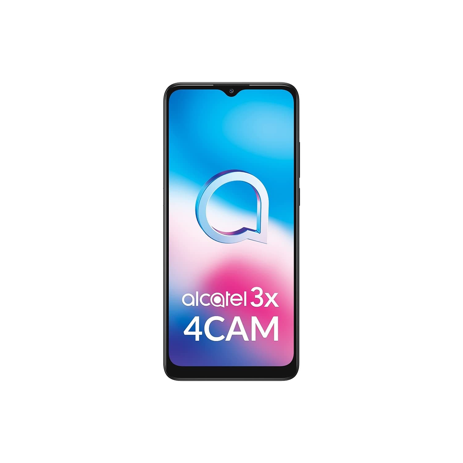 Alcatel 3X (2020) Dual-SIM 64GB ROM + 4GB RAM (GSM Only | No CDMA) Factory Unlocked 4G/LTE Smartphone (Black) - International Version