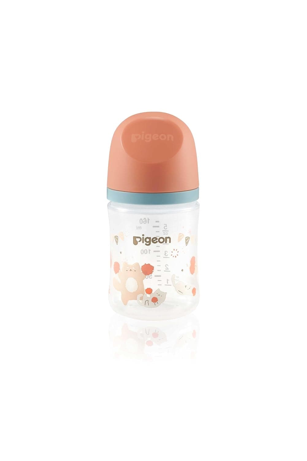 Pigeon Softouch Wide Neck Nursing Bottle Plastic Rabbit 160 ml