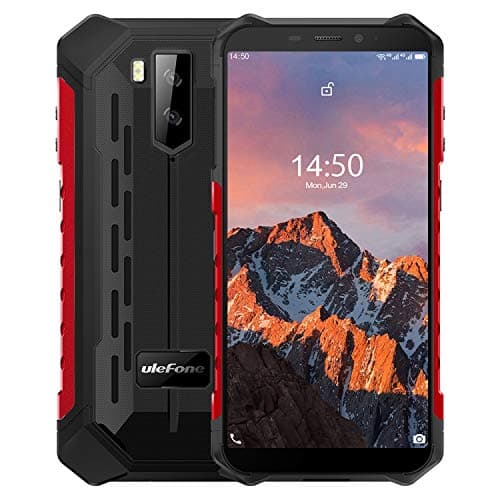 Ulefone Armor X5 Pro Rugged Phone, 4GB+64GB, Dual Back Cameras, Face Identification, 5000mAh Battery, 5.5 inch Android 10.0, 4G(Red)