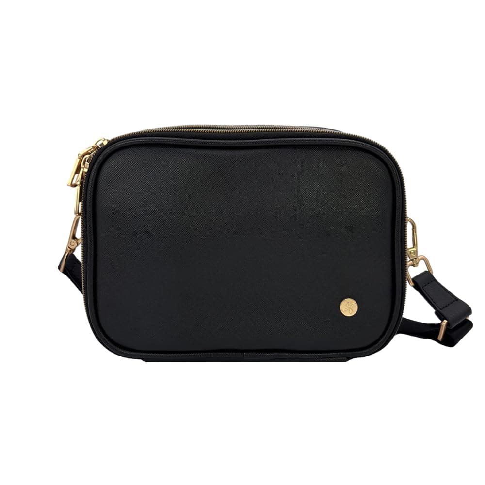 Sugar Medical Essential Medical Supply Purse with Medication Organizer | Stylish vegan leather design with storage for daily health essentials, plus room for personal items and accessories.