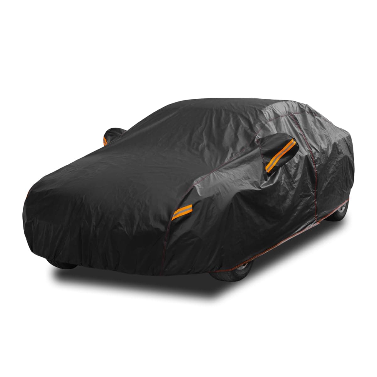 Large Sedan Car Cover Waterproof All Weather Fit Vehicle Size C6 | Common Fits for Cadillac Deville, Lincoln Town Car, Ford Crown Victoria, Mercury Grand Marquis, Chevy Caprice