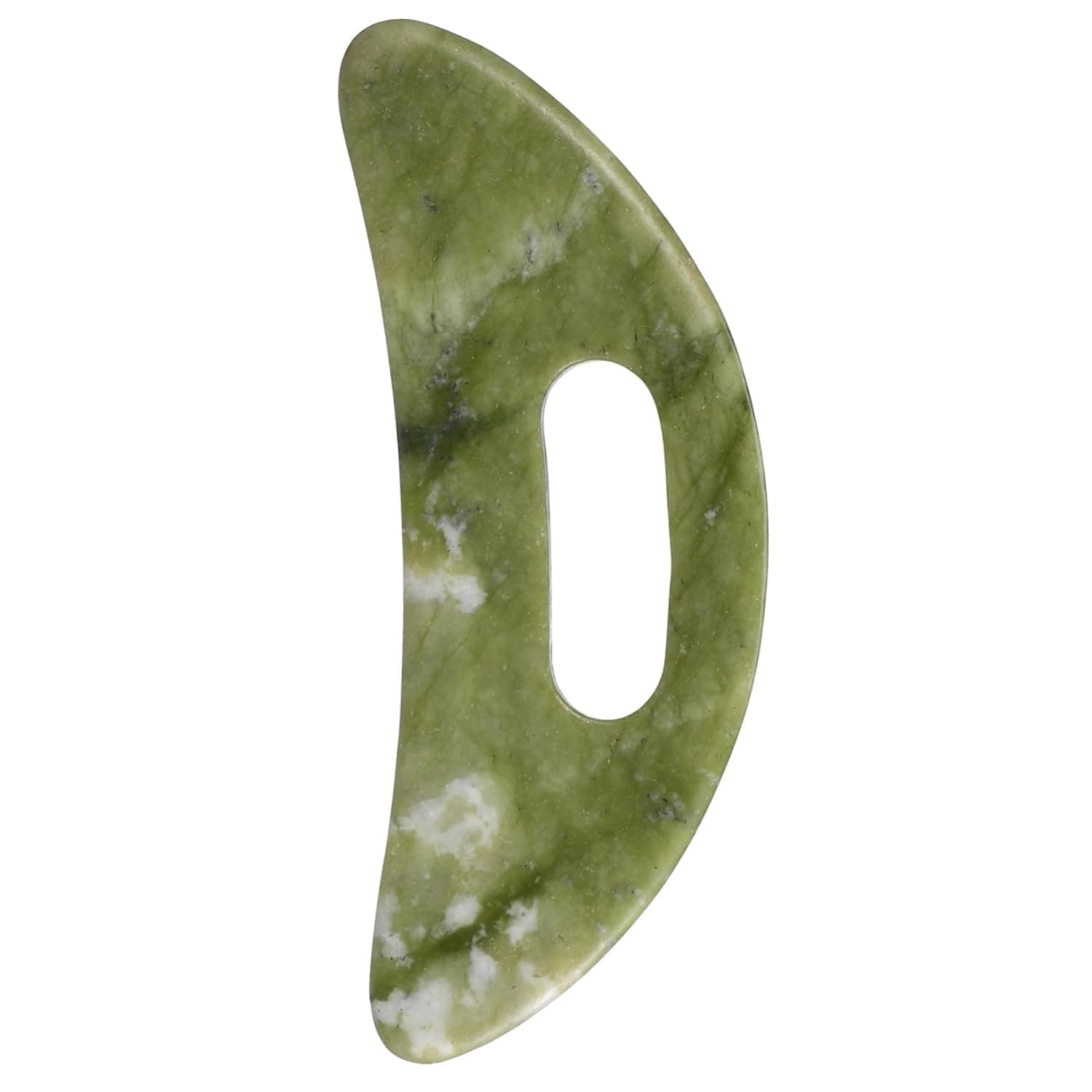Gua Board Scraping Massage Tool for Facial Relaxation Handheld Jade Tool for Versatile Self-Massage