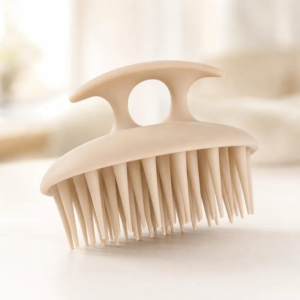 Deep Cleansing Scalp Massager Shampoo Brush Soft Silicone