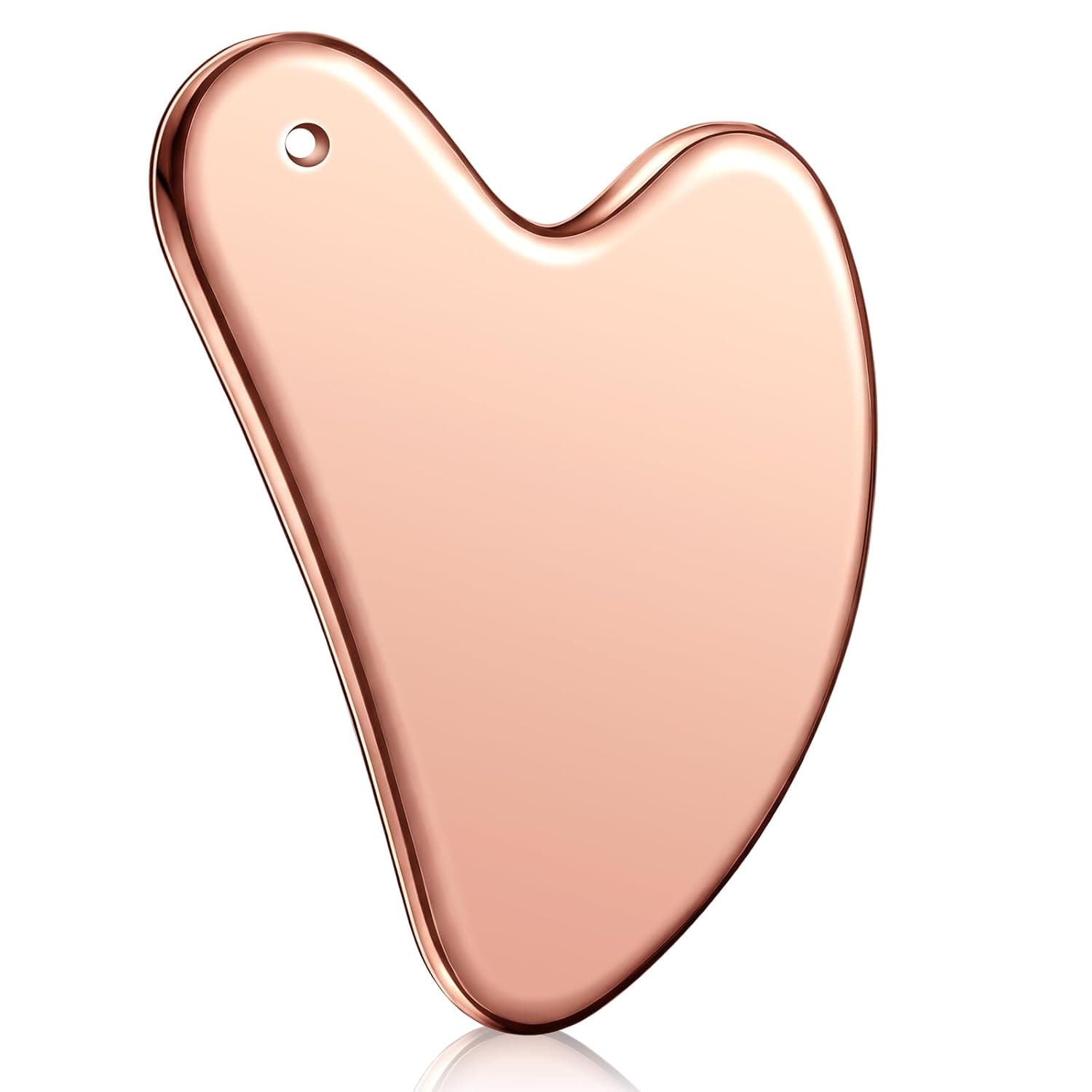 Nuanchu Stainless Steel Gua Sha Facial Tools Mother's Day Self Care Gifts Guasha for Face Metal Gua Sha Tighten Skin Massage Guasha Beauty Tool for Body Eyes Massager with Travel Pouch(Pink) | Metal Gua Sha for Lymphatic Drainage Guasha Face Sculpting Double Chin Reduce with Pouch Self Care Gift