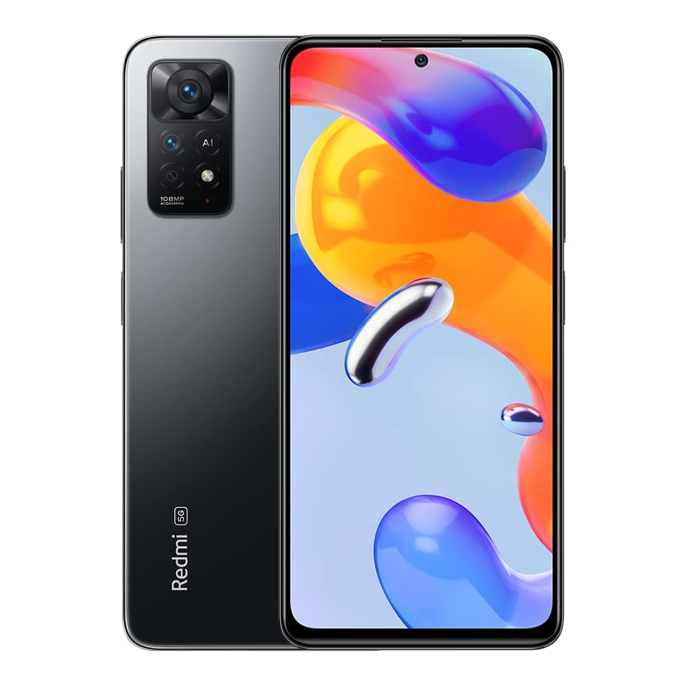 Xiaomi Redmi Note 11 Pro 5G (Graphite Gray, 8GB RAM, 128 GB Storage)- 120Hz, FHD+ AMOLED DotDisplay | 108mp with 2mp macro camera