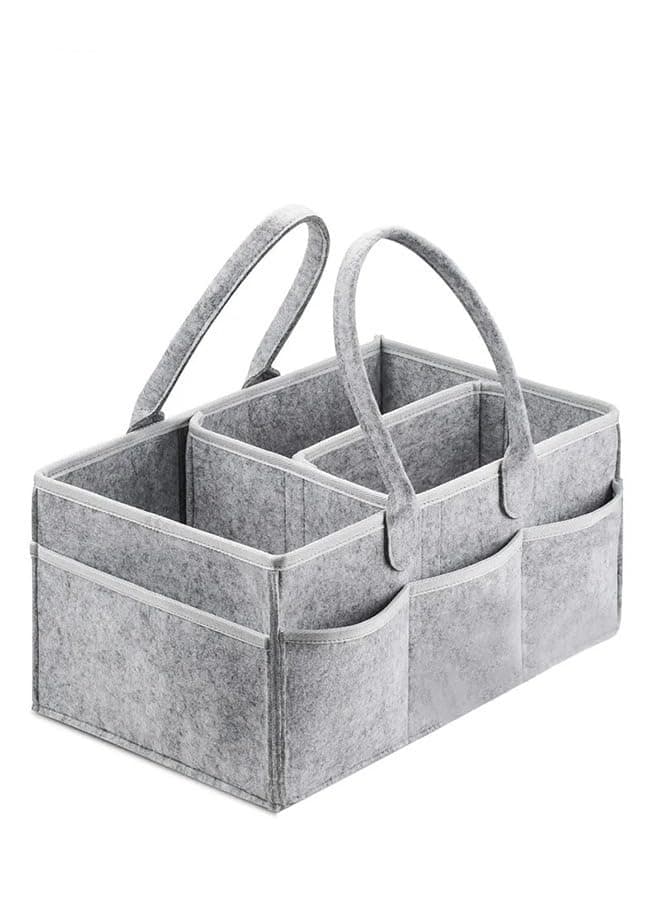 Portable Diaper Caddy Large Size Diaper Storage Organizer for Stroller, Car, Travel
