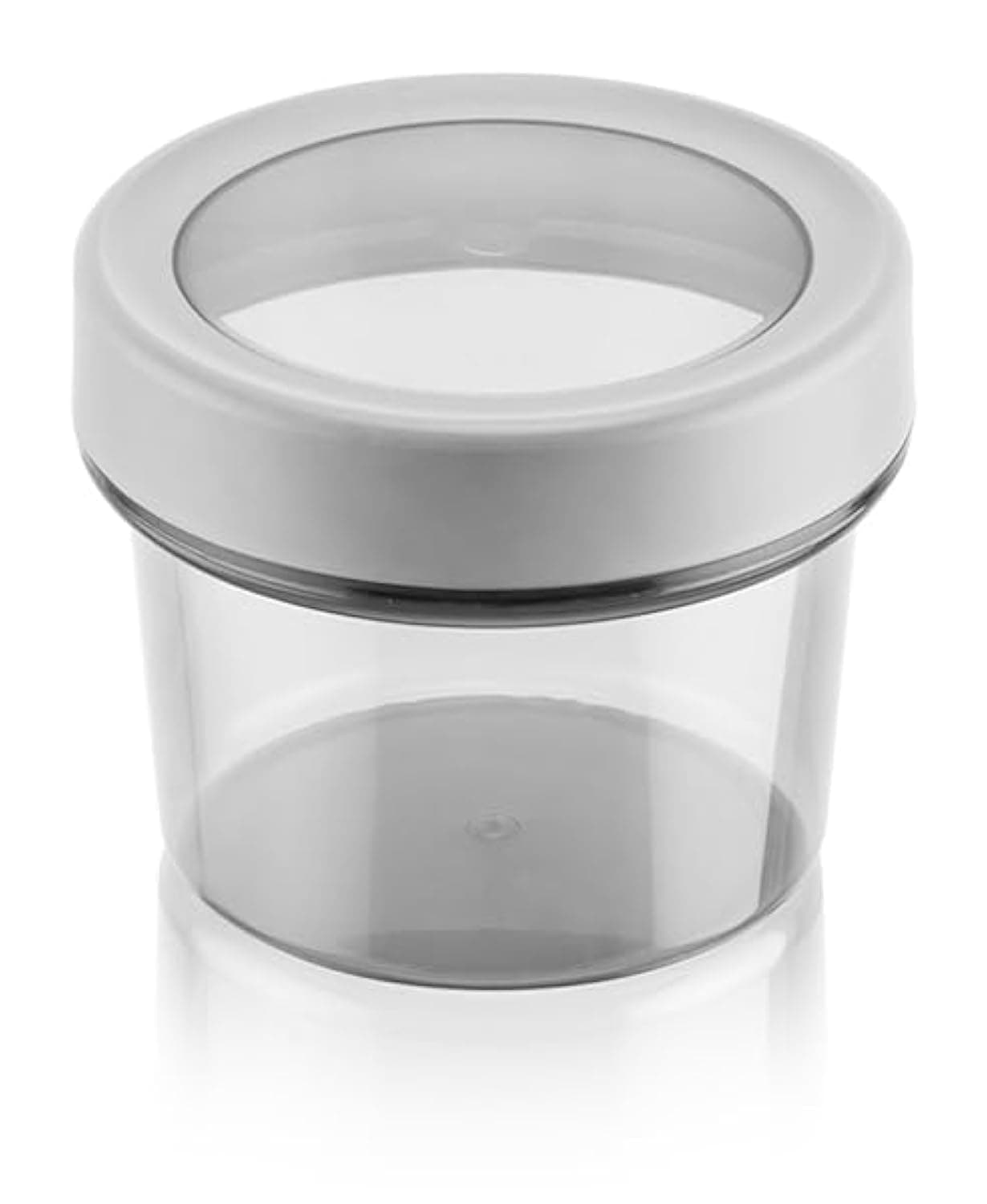 Foly Life Linea Round Storage Box 500 ml, Meal Prep Container Set, Airtight Plastic Food Storage Containers With Lids, Stackable Kitchen Storage Organizer Boxes, BPA Free & Microwave Safe (BNM-7017)