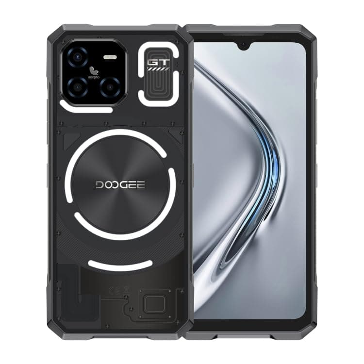 Doo.goo Blade GT 5G Rugged Phone - 12GB RAM + 256GB Storage, Android 14, Dimensity 7050 Octa-Core Processor, IP68/IP69K Dustproof, Shockproof, Waterproof (Black)