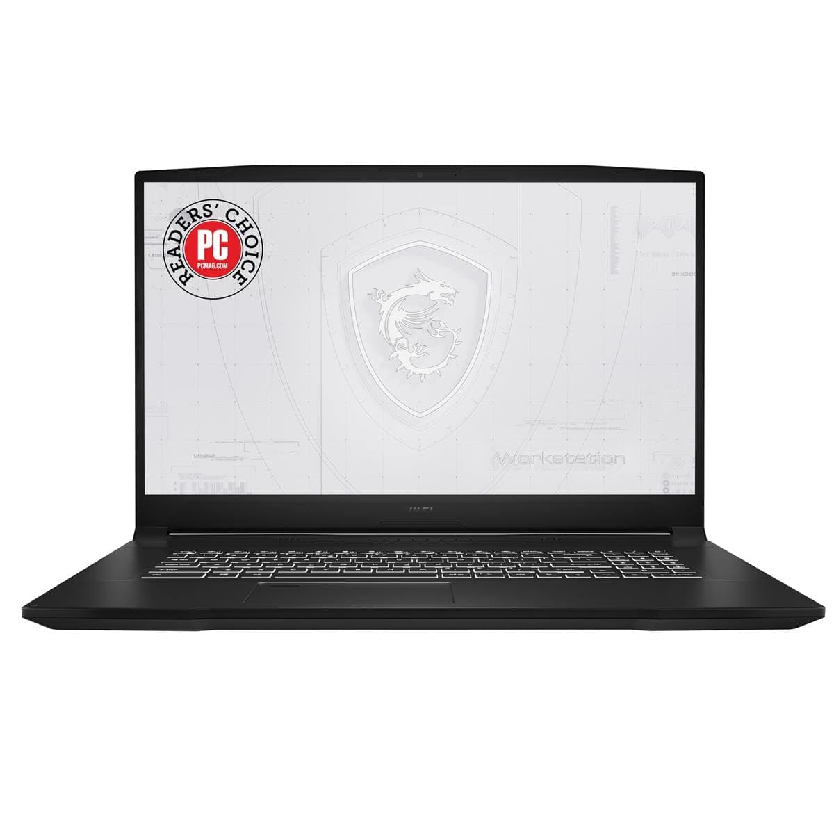 MSI WF76 Workstation Laptop: 17.3" 144Hz FHD 1080p, Intel Core i7-11800H, NVIDIA Quadro A2000, 16GB, 1TB SSD, Type C, WiFi 6, TPM2.0 Fingerprint, Win10 PRO, Black (11UJ-299), WF76 11UJ-299