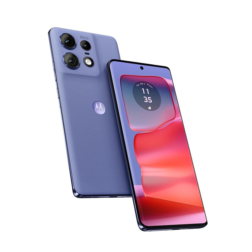Motorola Edge 50 Pro Dual-SIM 256GB ROM + 12GB RAM (GSM Only | No CDMA) Factory Unlocked 5G Smartphone (Luxe Lavender) - International Version