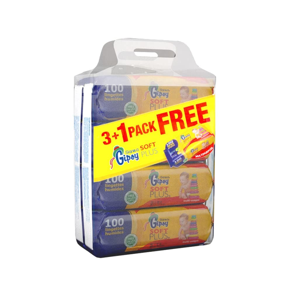 Sanita Gipsy Multipurpose Wet Wipes - (3+1) 400 Wipes