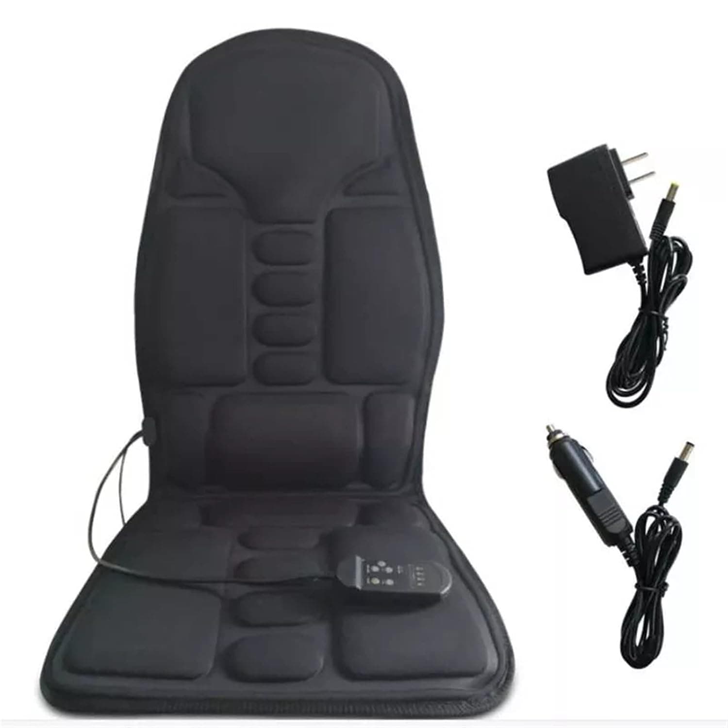 Massage Chair Massage Cushion Heat 7 motors Home Office Vibrate Mattress Back Neck Chair Relaxation