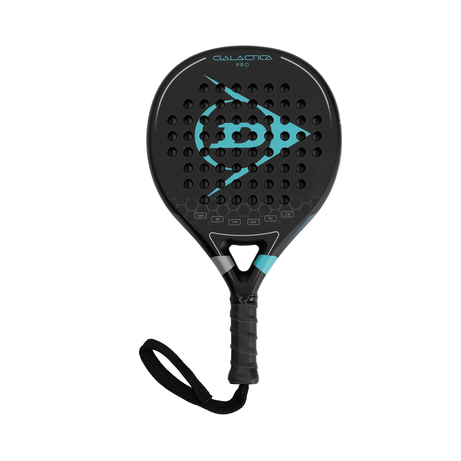 DUNLOP Galactica Pro Mini Bat, Black/Blue/Silver/White