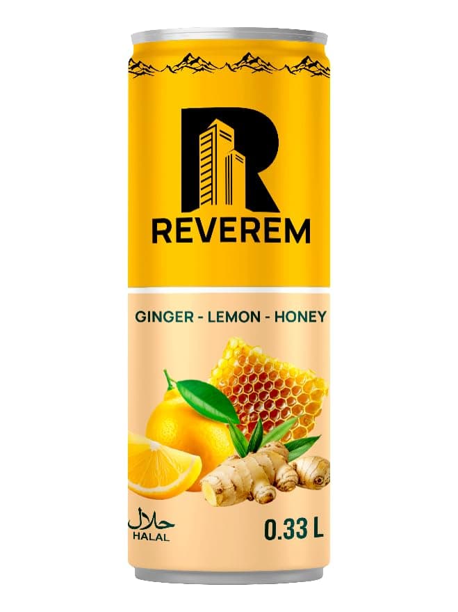 Reverem Lemon, Honey and Ginger Flavor Canned Drink 330 ml