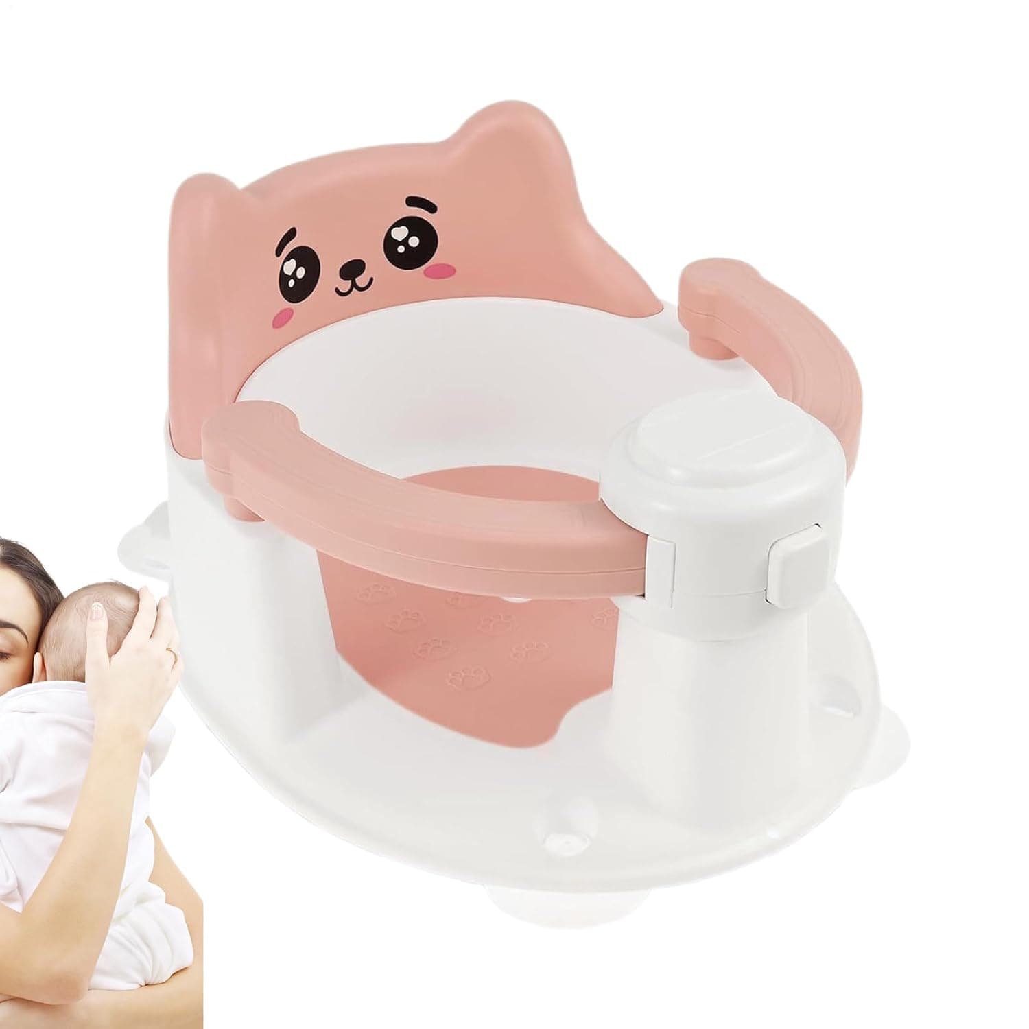 Child Bath Chair Bath Chair Suction Cups Must Haves | Child Sit Up Bathing Seat Non-Slip Bathing Shower Travel Floor Home New Parents Caregivers Safety-Conscious Families