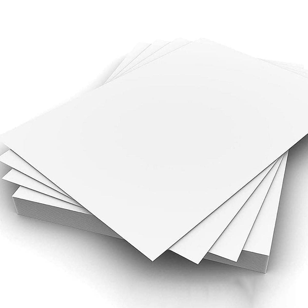X spring White Cardstock, 50 Sheets A4 Size Cardstock, A4 White Card, Thick Paper Printer Arts Craft Card, Daily needs Blank White Cards, Heavyweight Paper for Printing, Die Cutting, School Projects