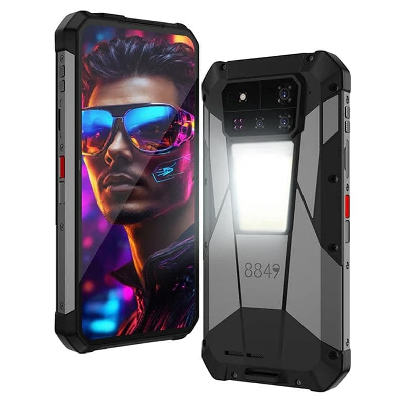 Unihert.z Tank 4 Pro Projector Rugged Phone, 16GB+512GB, Night Vis-ion, 6.73 inch Android 13 Dimensity 8300 Octa Core, Network: 5G, NFC (Black)