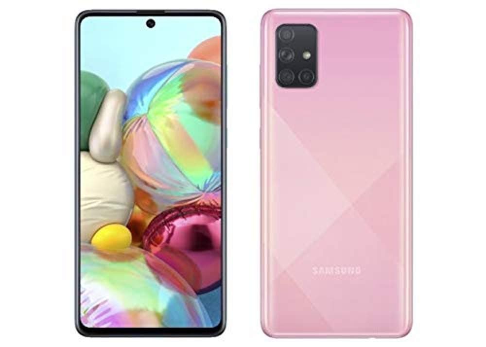 Samsung Galaxy A51 Dual-SIM 128GB ROM + 6GB RAM (GSM Only | No CDMA) Factory Unlocked 4G/LTE Smartphone (Prism Crush Pink) - International Version