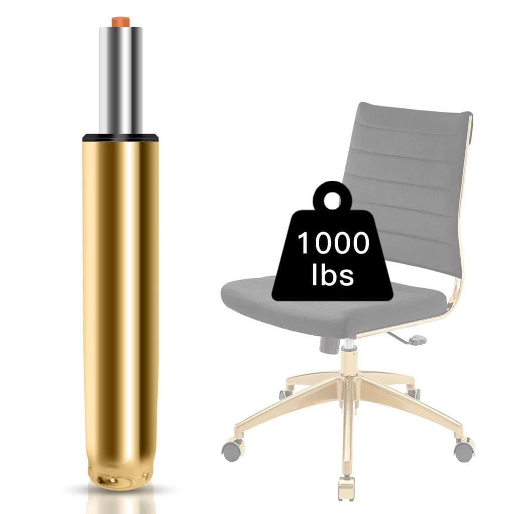 Office Chair Gas Lift Cylinder - Universal Replacement Parts, Heavy Duty Hydraulic/Pneumatic Piston Fits Most Chairs (Gold)