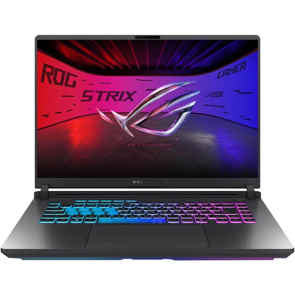 ASUS ROG Strix G16 (2025) Gaming Laptop, 16” 16:10 FHD+ 165Hz/3ms Display, NVIDIA® GeForce RTX™ 5060 Laptop GPU, Intel® Core™ i9 Processor 14900HX, 16GB DDR5-5600, 1TB PCIe SSD, Wi-Fi 7, Win 11 Home