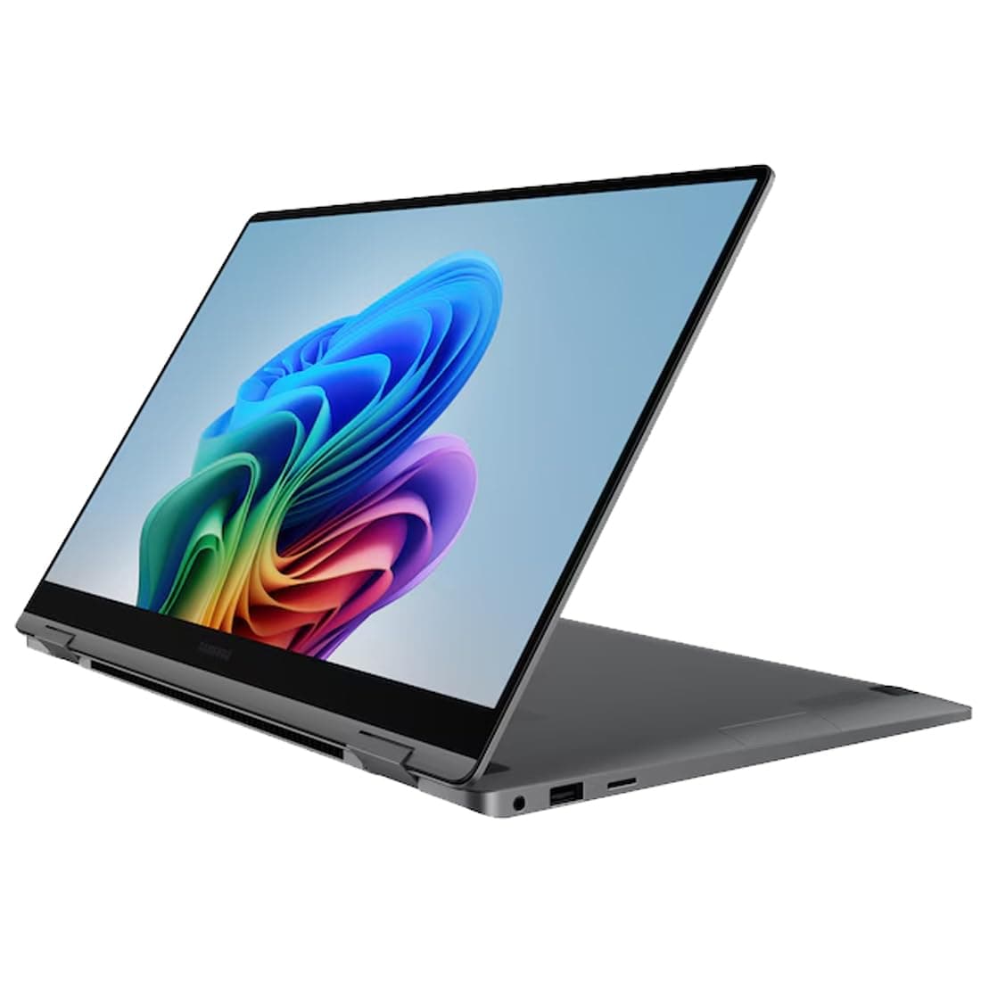 Samsung Galaxy Book5 360 Copilot+ PC (2025) 2 in 1 Laptop | 15.6" inch, 256GB SSD + 16GB RAM, Intel Core Ultra 5, English (QWERTY UK) Keyboard, Windows 11 Home - Grey