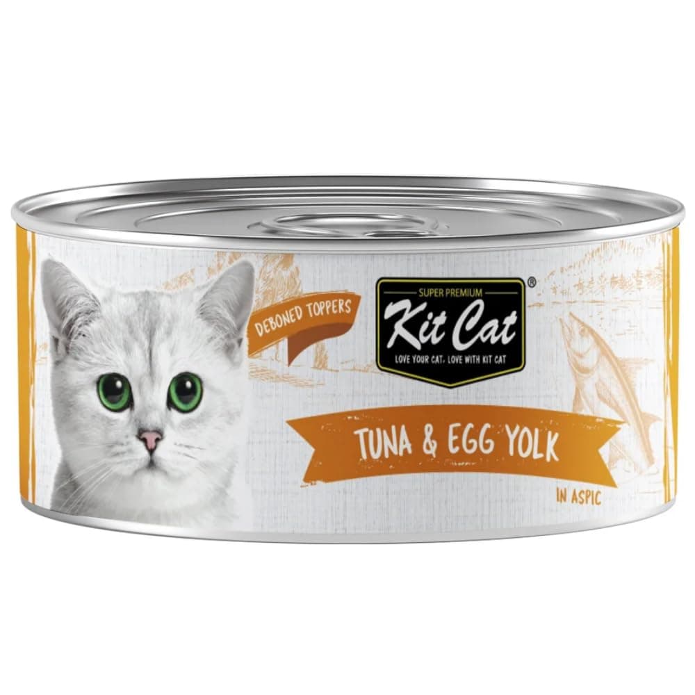 Kit Cat Deboned Wet Food una & Egg Yolk 80g
