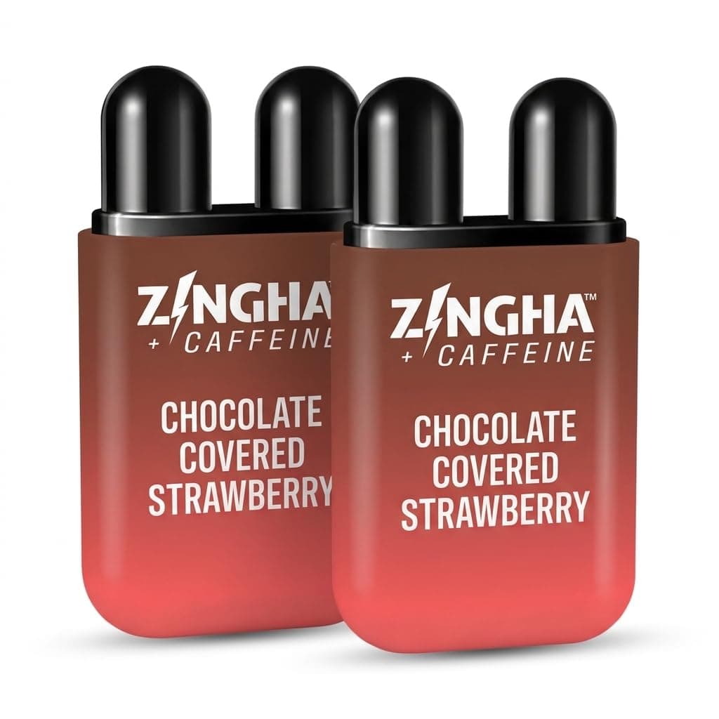 Z!NGHA Caffeinated Aromatherapy Nasal Inhaler Stick - Energy Nasal Stick with Peppermint & Eucalyptus Essential Oils - Natural Focus & Alertness Support, Sweet Surge