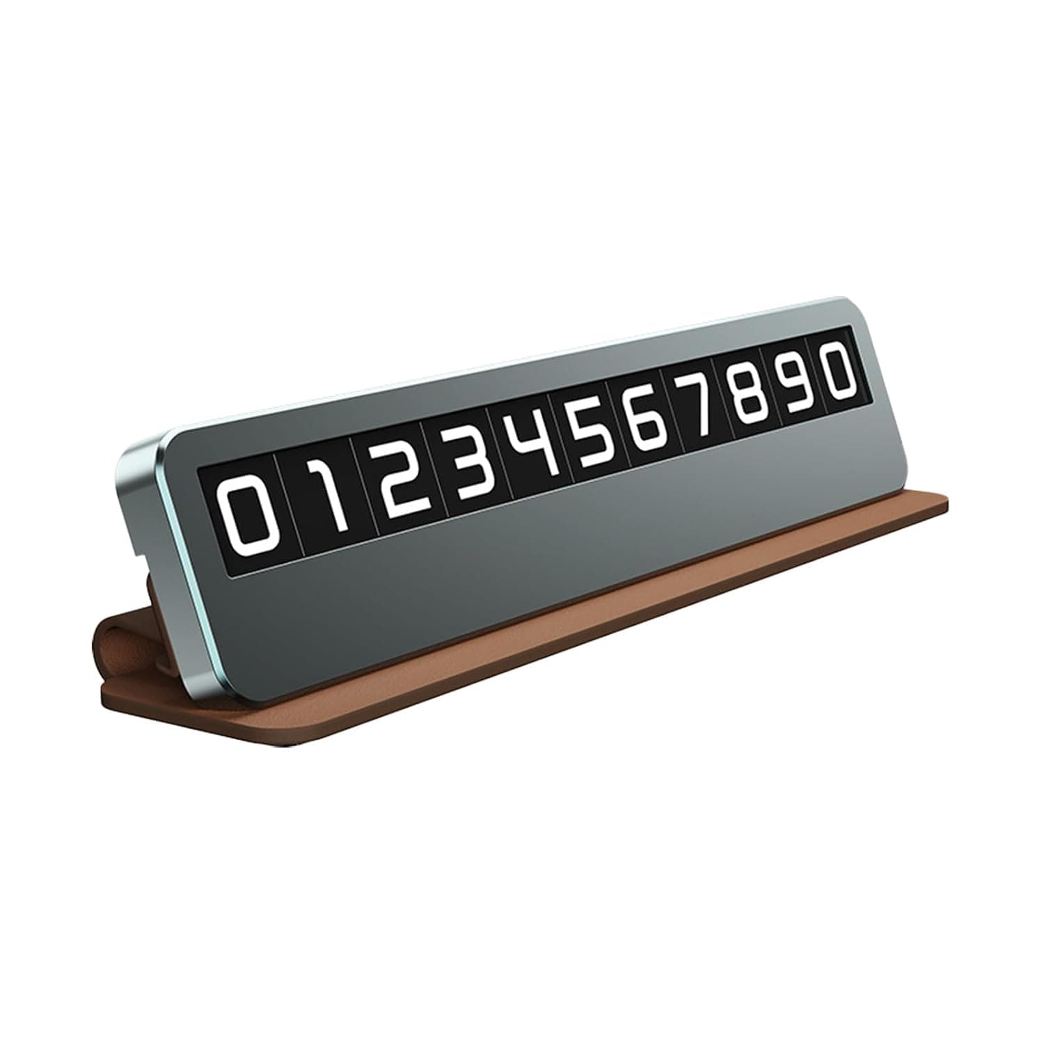 Temporary Parking Number Card – Portable Car Parking License Plate with Phone Number Display | Ideal for Cars, Trucks, and RVs | Easy-to-Read Numbers Card for Park Assistance and Vehicle