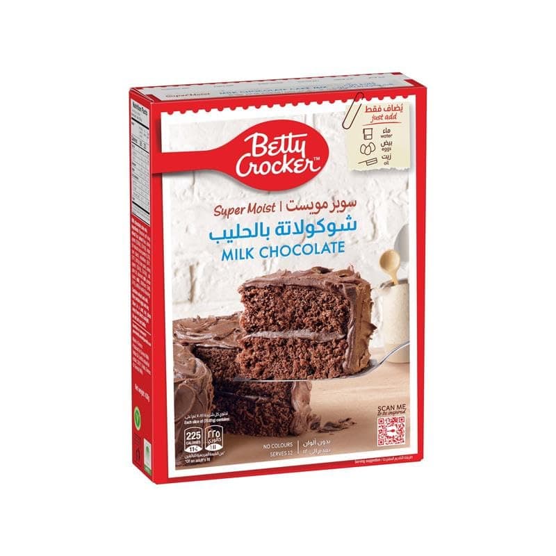 Betty Crocker Milk Chocolate Cake Mix 430G