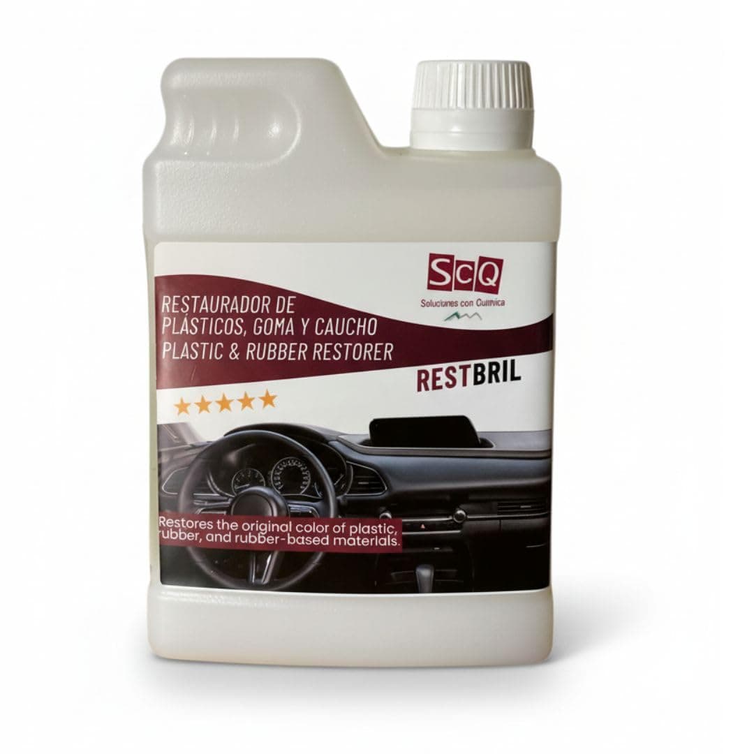 Plastic and Rubber Care for Cars | Plastic Restorer for Vehicles | Renews Aged Rubbers | Restores Shine Indoors and Outdoors | Gloss Agent for Rubber, Rubber and Plastics