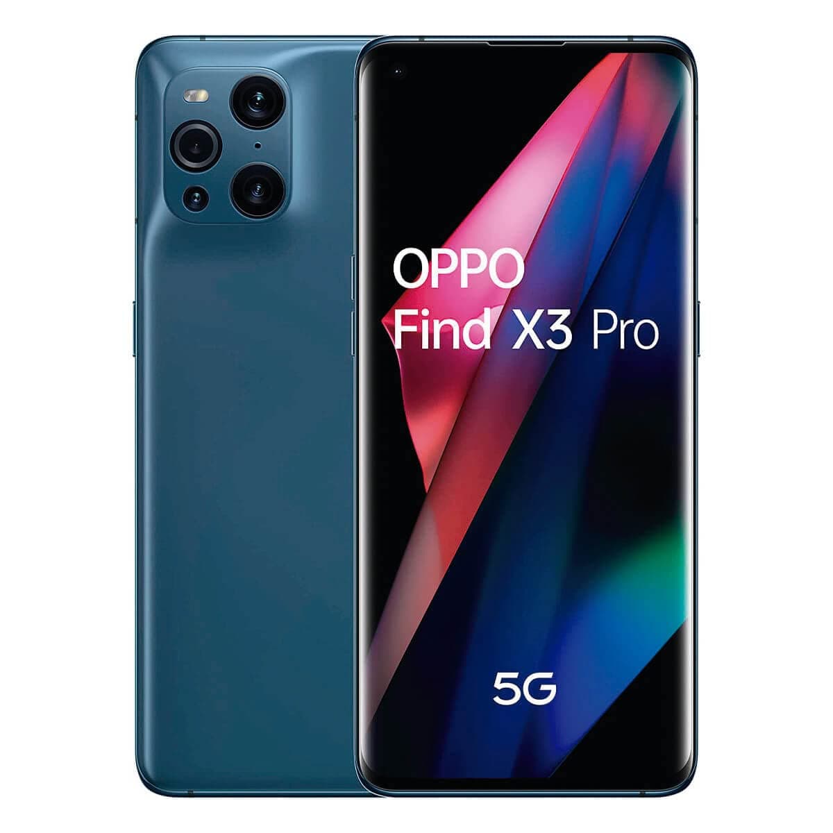 OPPOO Find X3 Pro (5G) CPH2173 256GB + 12GB RAM Android - GSM Unlocked Android Smartphone (Blue) - International Version