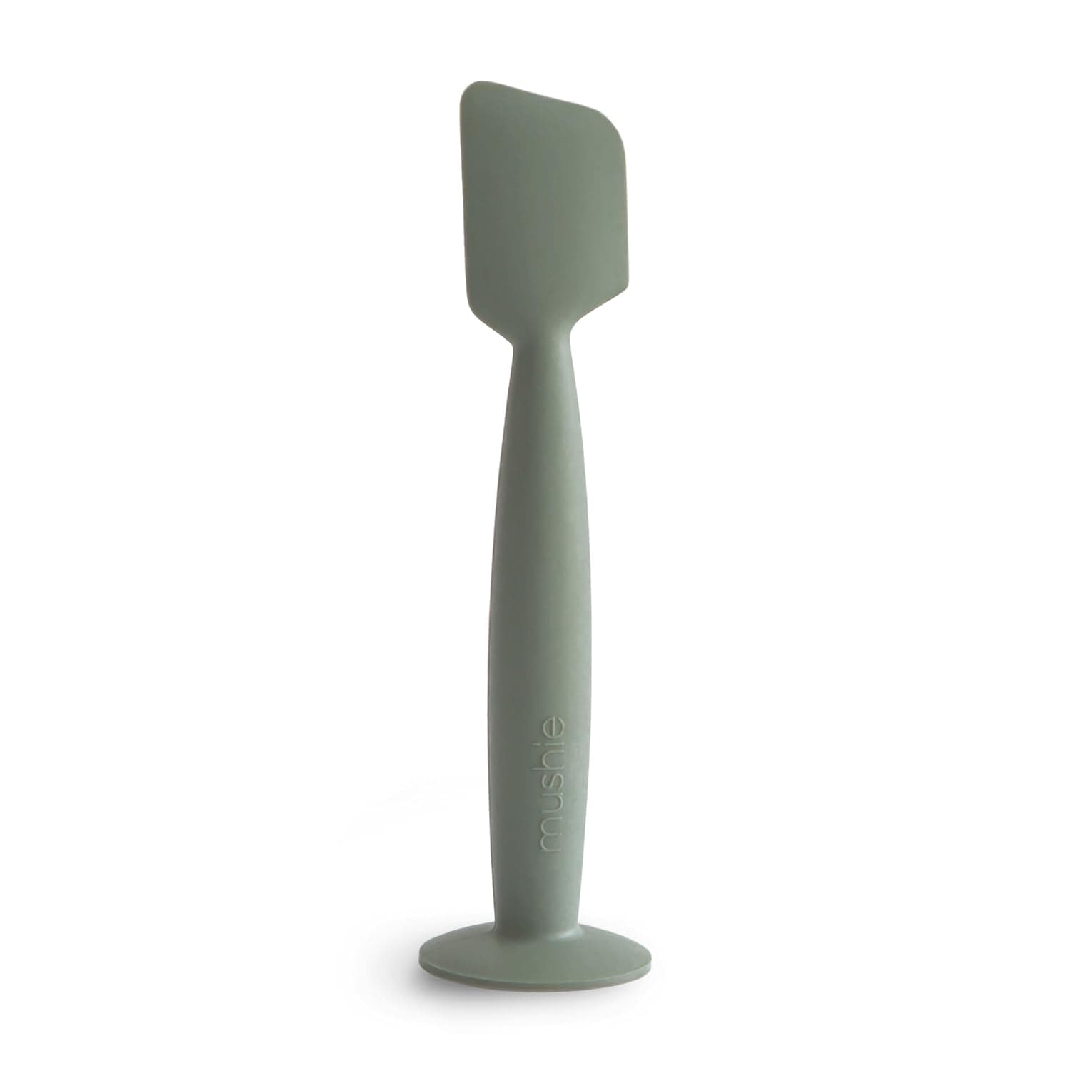 mushie Diaper Cream Applicator Soft Silicone with Suction Base (Dried Thyme)