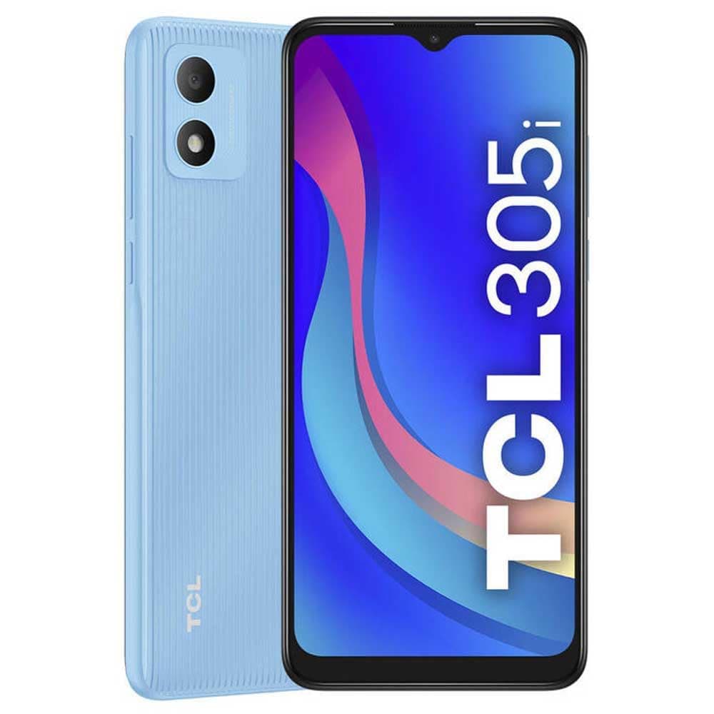 TCL 305i DUAL-SIM 64GB ROM + 2GB RAM (GSM Only | No CDMA) Factory Unlocked 4G/LTE Smartphone (Blue) - International Version