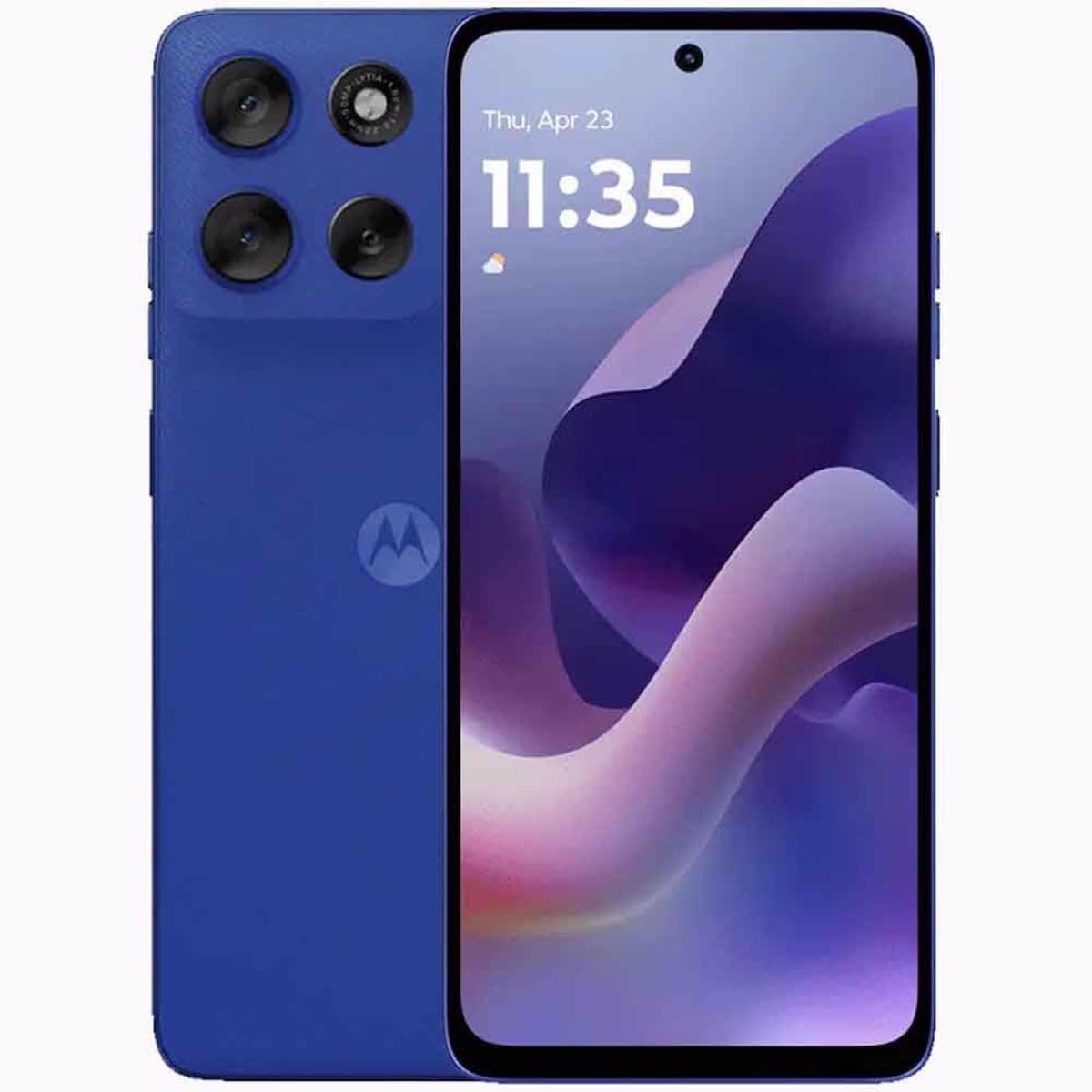 Motorola Moto G56 DUAL-SIM 256GB ROM + 8GB RAM (GSM Only|No CDMA) Factory Unlocked 5G Smartphone (Pantone Dazzling Blue) - International Version