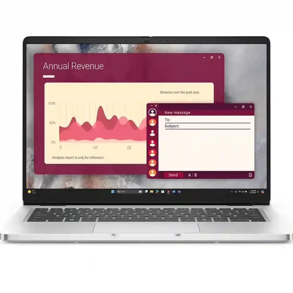 Dell Pro 14 PC14250 Ultra 5 235U 16GB 512GB SSD 14 FHD+ Ubuntu BTO113-PC14250-EMEA-U
